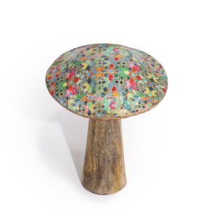 Wooden Decorative Mushroom – Mediterranean Tile