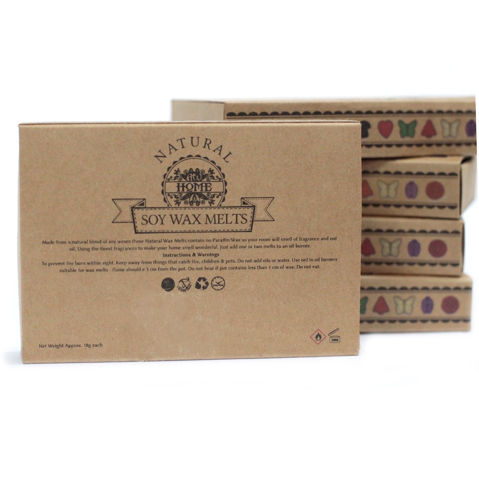 Vanilla & Nutmeg Wax Melts Gift Set – 6 Pieces - Image 6