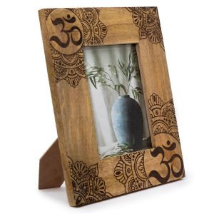 Mango Wood Picture Frame – Mandala Black – Large