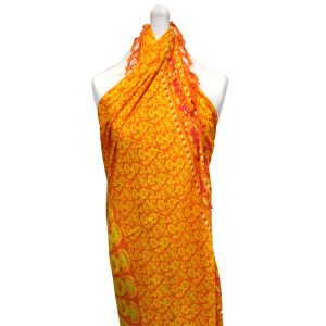 Mandala Sarong – Lime Orange