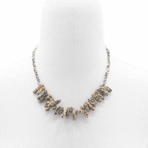 Longstone Gem Necklace – Dalmatian Stone