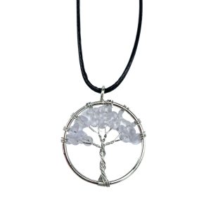 Tree of Life Pendant – Rock Crystal